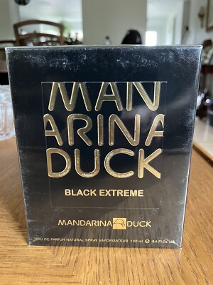 Mandarina Duck Black Extreme For Men EDP 100 ML New In Box Rare and Discontinued