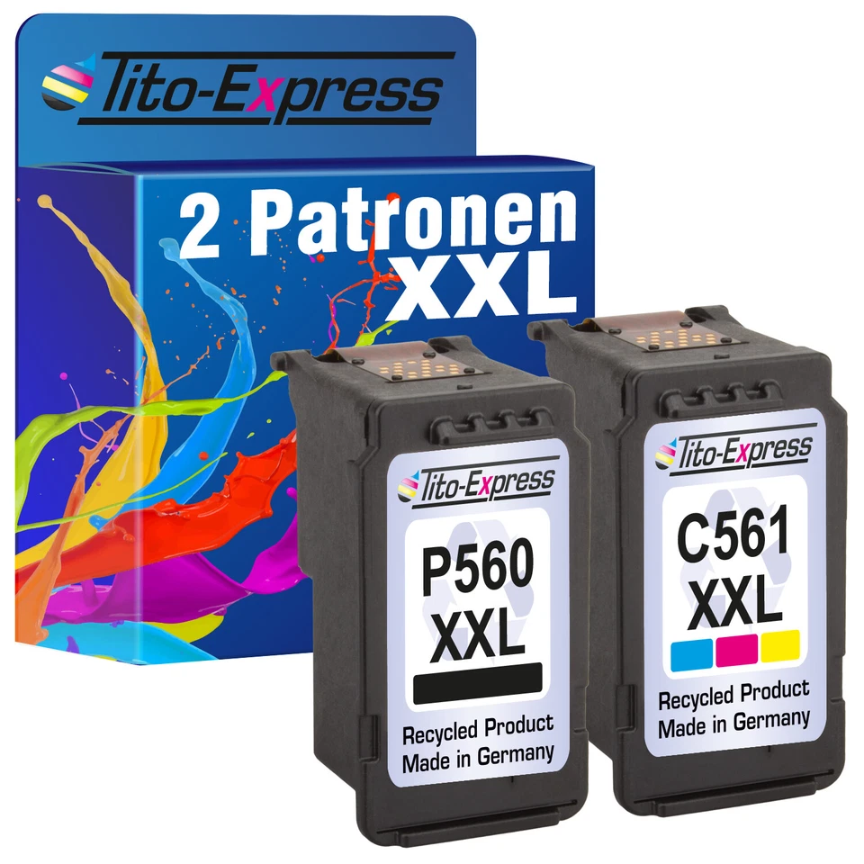 Patronen PG-560 XL CL-561 XL für Canon Pixma TS5350 TS5351 TS5352 TS5353 TS7450a - Bild 2 von 4