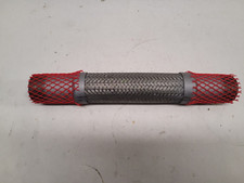 Braided Hose 1-3/8" x 12" Flexible Metal Hose w/Threaded Nipples