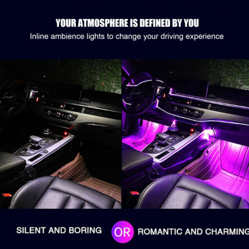 8m LED Auto Ambientebeleuchtung Lichtleisten APP RGB Für BMW E60 E61 E81 E87 E53 - Bild 5 von 10
