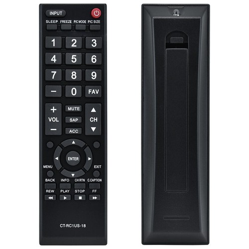 Telecomando Universale Di Ricambio CT-8557 / RC43157 Per TV Toshiba, Hitachi, Polaroid, JVC – Sostituzione Telecomando Originale