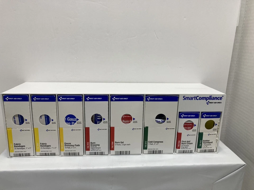 SmartCompliance First Aid Only, 22 first aid-wipes, bandages, compress, burn,ect - Image 4 of 4