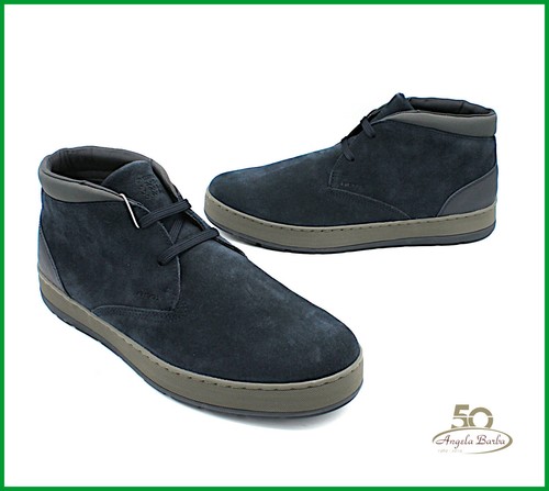 Geox Respira scarpe da uomo polacchine invernali stivletto in camoscio  casual | eBay