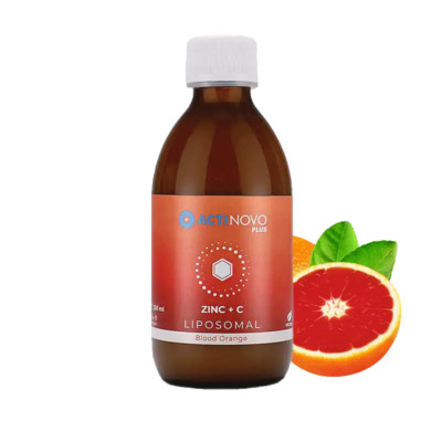 ACTINOVO LIPOSOMAL Zink + C Blut orange Geschmack bbf: 28.09.24