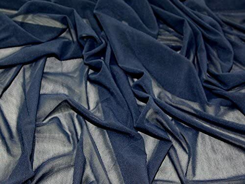 Power Mesh Net Fabric Stretch Dress Craft Drape Costume Sheer Material 58" Meter - Picture 85 of 91
