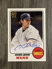 2024 Topps Archives Chien-Ming Wang #68FF-CW 1968 Fan Favorites Auto