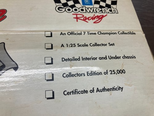 Brookfield Dale Earnhardt 7 time champion Nascar Race Car Set Collectors Guild - Picture 11 of 13