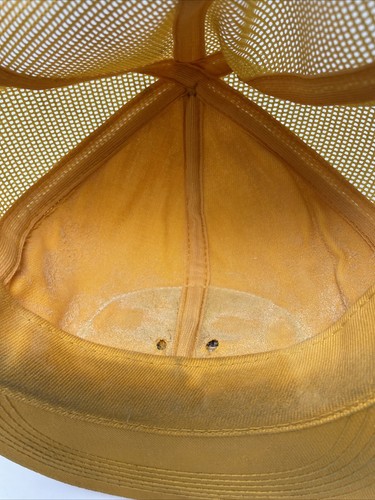 Vintage Canada's Wonderland Patch Hat K Brand Yellow Snapback Baseball Cap - Foto 6 di 6