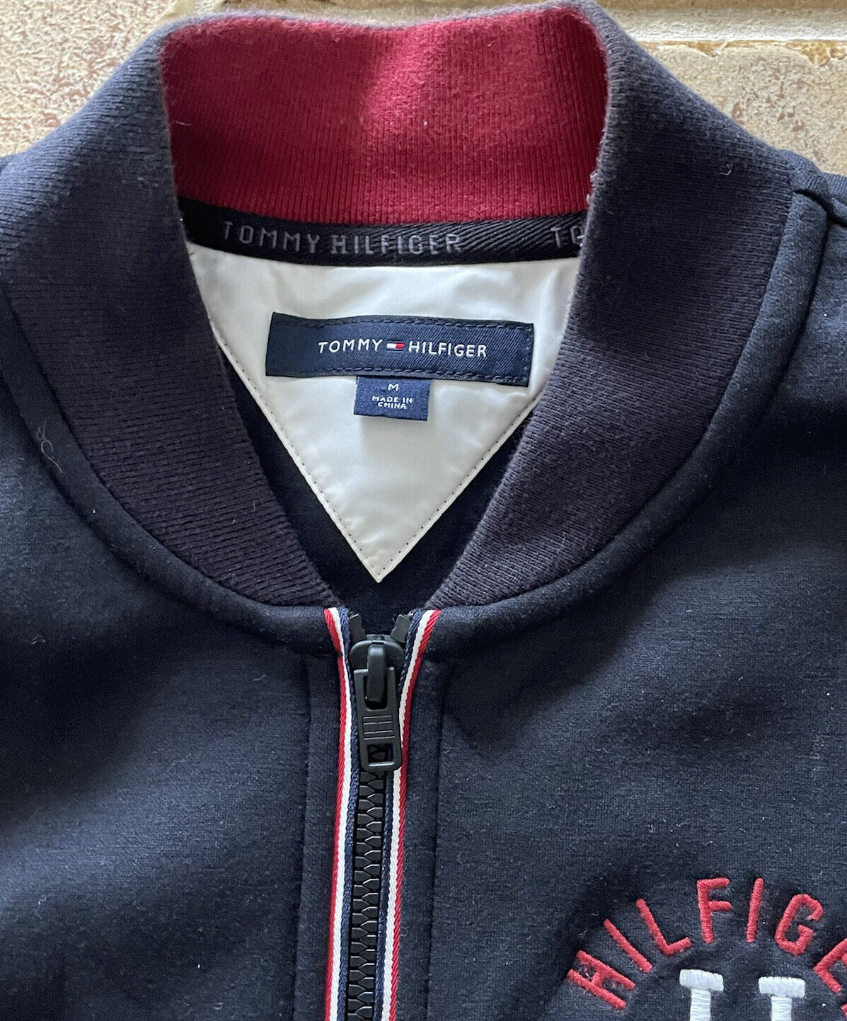 Tommy Hilfiger Men Jacket Retro Varsity Bomber Le… - image 9