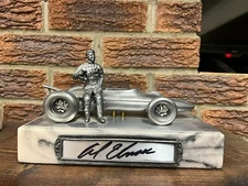 Michael Ricker Pewter Al Unser Signed Race Car And Coa. #272 Of 500.