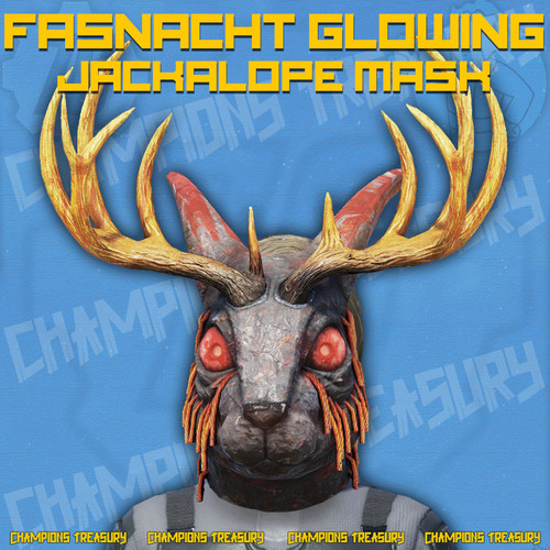 FALLOUT 76 [PC] FASNACHT 2025 GLOWING JACKALOPE MASK RARE EVENT REWARD