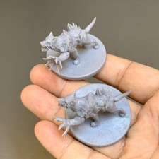 LOT 2 wolf Monster HERO GAME Miniature For Dungeons Dragon D D Figure toy 2
