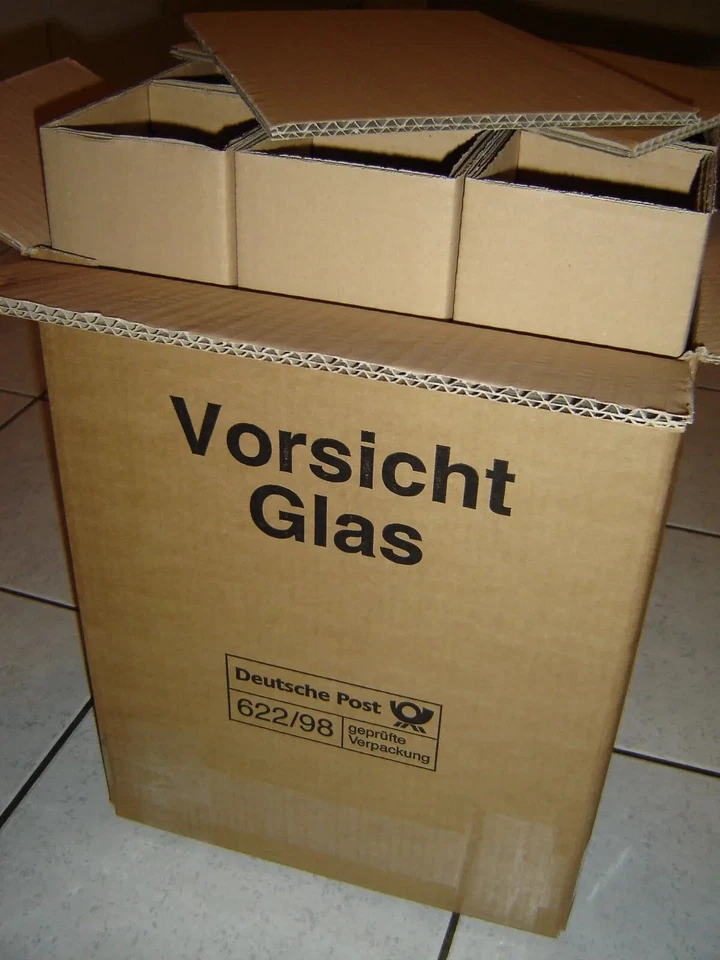 MARKENLOS Wein Versand Karton Weinversandkarton Versandkarton Weinversand Weinkarton NEU