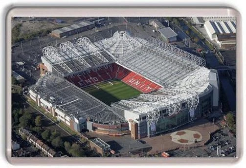 Old Trafford Manchester United Aerial image Fridge Magnet #1
