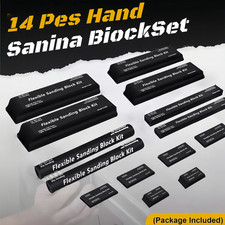 14pcs EVA Flexible Foam Sanding Block Set for Waterproof Sanding and Polishing