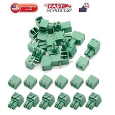 3.81mm Pitch 2-Pin PCB Screw Terminal Block Connector 10Set