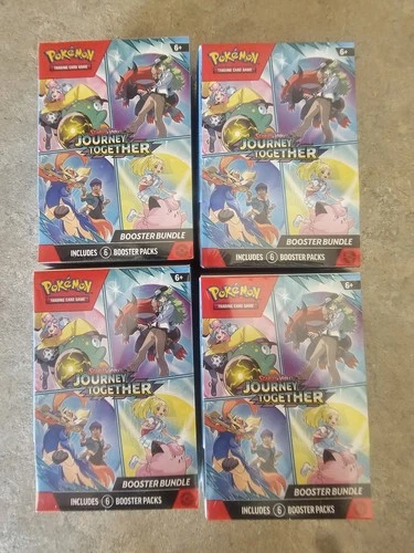 4x Pokemon Journey Together Booster Bundle SEALED
