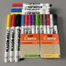 Lot Of 17 Top Notch Water Based Paint Markers Fine, Extra Fine, And Medium Tip