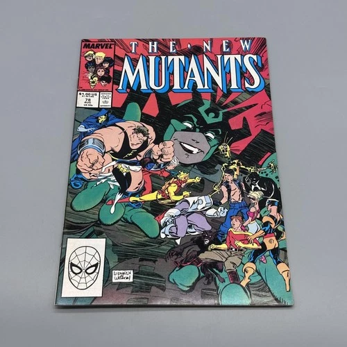 Vintage Marvel Comics The New Mutants #78 Aug 1989 Vol 1 Copper Age Comic Book