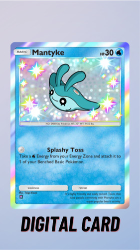 Mantyke Shiny Fantastical Parade Pokemon TCG Pocket 1 Star ⭐ (English)