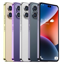 Unlocked 15 Pro Max 5G Dual SIM 128GB Cellulare Android Smartphone 5000mAh