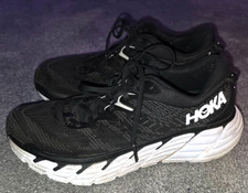 Hoka One One Men’s Gaviota 4 1123199 BWHT Black Running Shoes Sneakers Size 9