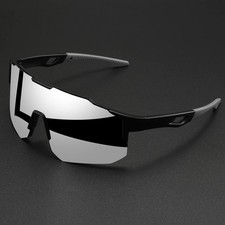 Oversized Sports Sunglasses UV400 Wraparound Cycling Running Outdoor Men Women C