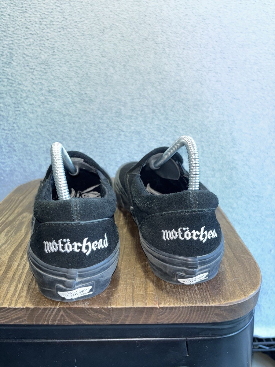 VANS X Motorhead Rowley Size 7.5 Mens 9 Womens Lemmy Limited Slip On VN0005V6BKA Vans X Motorhead Rowley Skate Shoes Lace Up Limited Edition  main image 3