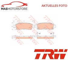 SATZ BREMSBELÄGE BREMSKLÖTZE HINTEN TRW GDB4455 A NEU OE QUALITÄT