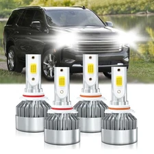 For Chevrolet Tahoe 1995-2006 Combo LED Headlight Hi/Low Beam Bulbs Bright White