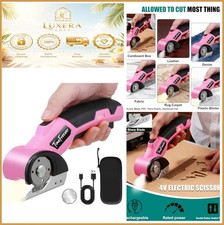 Cordless Electric Cardboard Cutter 4V Rechargeable LED Light Pink TF-CC-PINK