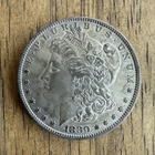 1880-O Morgan Silver Dollar $1 New Orleans Mint Circulated US Type Coin Raw