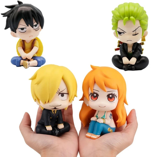 Modellino anime 9,5 cm ONE PIECE Look Up Rufy/Zoro versione Q - Foto 9 di 28