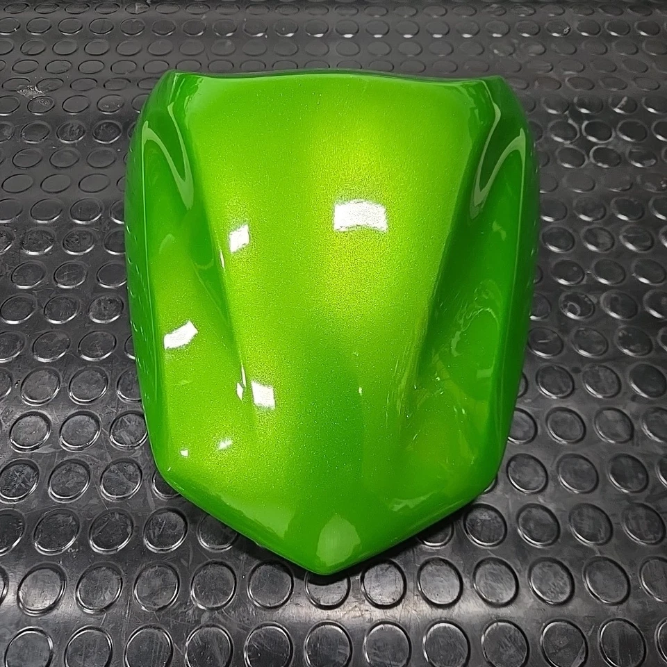 Kawasaki Ninja 650 400 2012-2016 cubierta de asiento de pasajero trasero verde Foto 3 de 4
