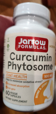 Jarrow Formulas - Curcumin Phytosome 500 mg , 60 Caps -  EXP : 2028