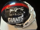 Mark Bavaro Signed Mini Helmet New York Giants Autographed JSA Authenticated