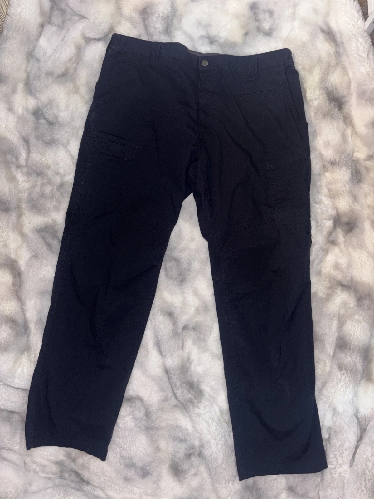 CQR Flex Ripstop Men’s Size 40x32 Black Water Resistant Tactical Cargo Pants