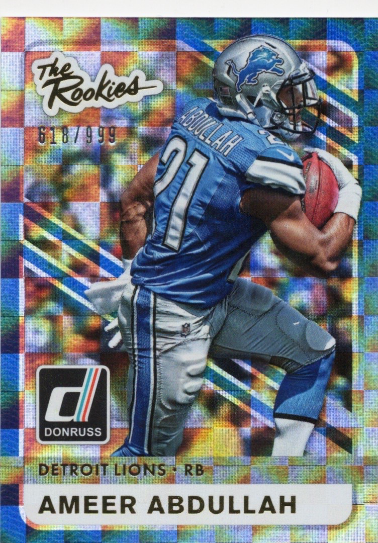 Ameer Abdullah Panini Prestige Draft Picks #12 Base
