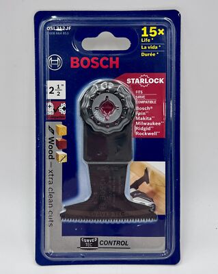 Bosch OSL212JF Starlock Oscillating Extra Clean Plunge Cut Blade, 2-1/2''
