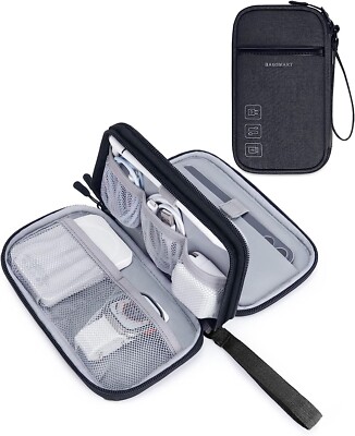 Bagsmart Travel Cable Organizer Double-layer Tech Electronic