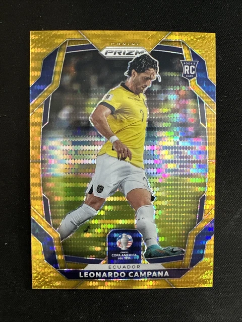 2024 Panini Prizm Copa America Leonardo Campana RC Gold Pulsar 8/10 #72 Ecuador