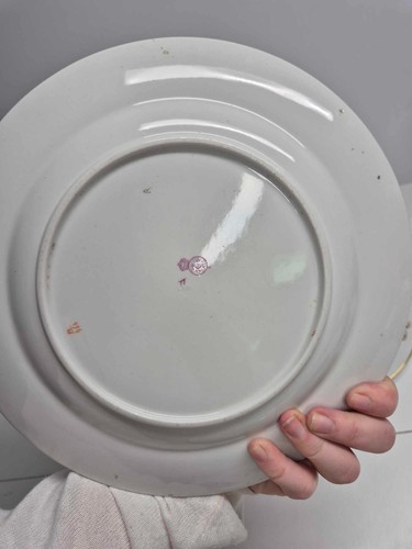 Royal Worcester Dinner Plates Set of 3 Floral 1850's Antique tableware - Picture 5 of 11