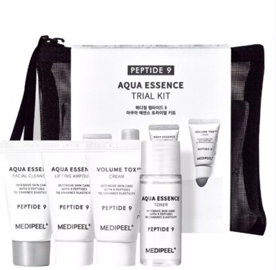 Medi-Peel Peptide 9 Aqua Essence Trial Kit, Korean Cosmetics, KBeauty, sample