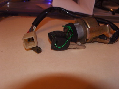 NOS Kawasaki OEM Ignition Switch Assembly & Key Set # 765 1973 Z1