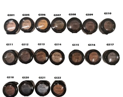 NYX GLAM EYE SHADOW OMBRE SOMBRA 0.059oz Make Up Professional NEW