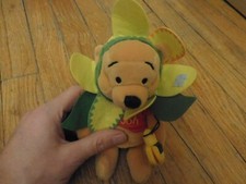 Walt DIsney Store Winnie Pooh New Flower Bean Bag Toy NWT
