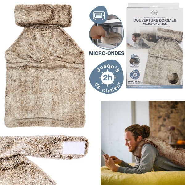 Körnerkissen Wärmekissen für Nacken Mikrowellen Roggensack Rücken mit Keramik