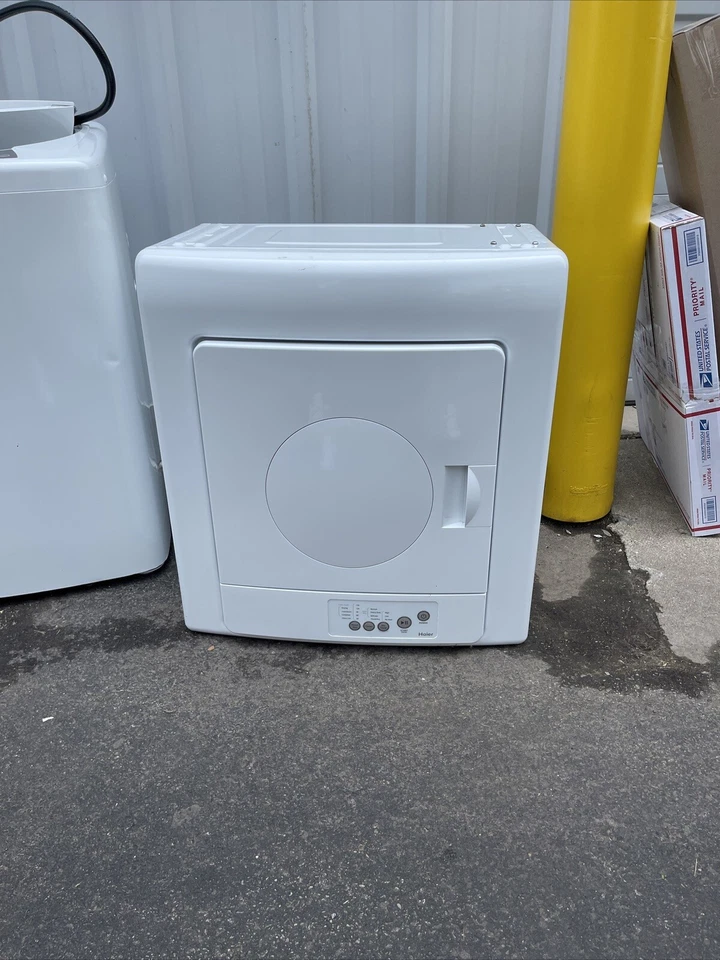 Lavadora Secadora Eléctrica Compacta Haier Apartamento o Ideal para Camper 110V  Foto 3 de 4