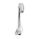 XFORT® Door Knocker Polished Chrome, Victorian Scroll Style