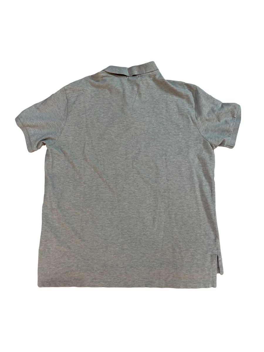 Ralph Lauren Polo Shirt Adult 2XL Grey Solid 67 Equestrian Ralph Lauren Polo Shirt Adult 2XL Grey Solid 67 Equestrian